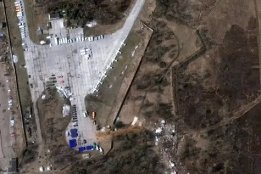 Miejsce katastrofy Tu-154M