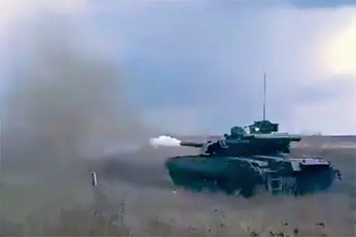 Testy ogniowe T-64BM2 Bułat