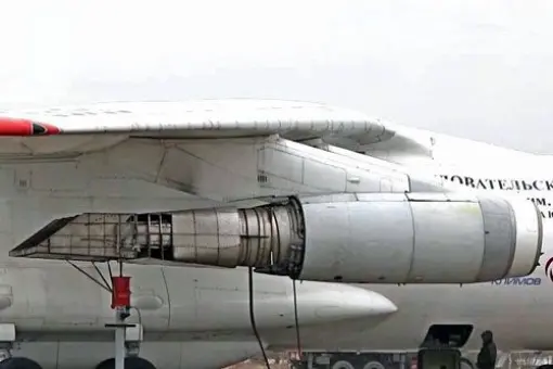 Testy w locie silnika S-70 Ochotnik