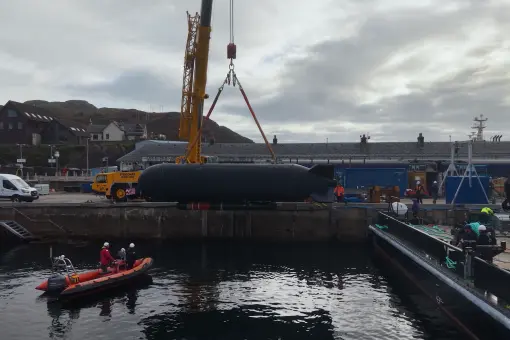 Torpeda odpalona z podwodnego XV Excalibur
