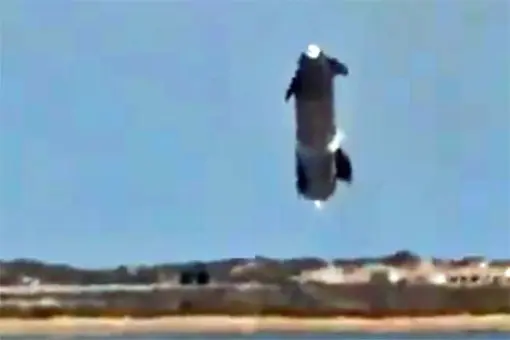 Nieudany test SpaceX SN9
