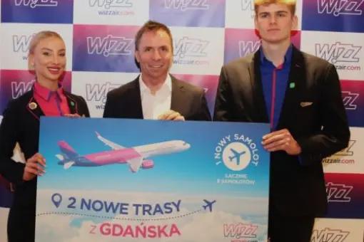 Dwie nowe trasy Wizz z Gdańska