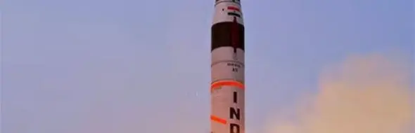 Test rakiety balistycznej Agni-5