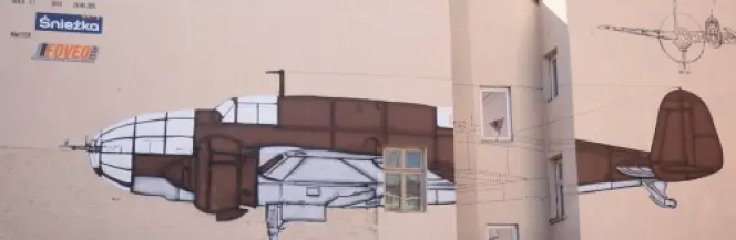 Lotniczy mural w Rzeszowie 