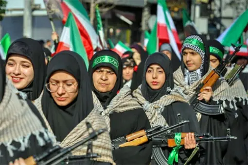 Kobieca parada w Teheranie