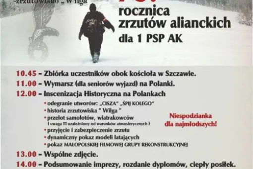 Inscenizacja zrzutów na Wilgę