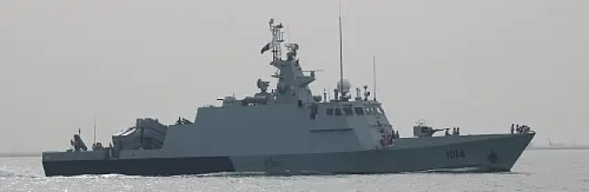 Wodowanie pakistańskiego patrolowca