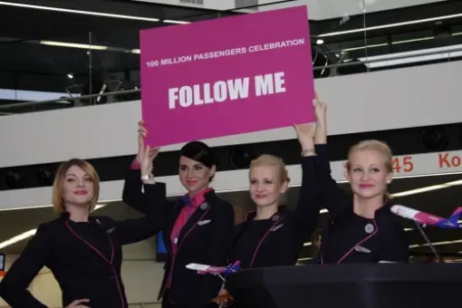 100 mln pasażerów Wizz Air