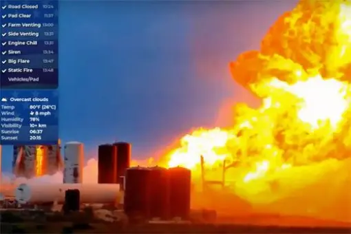 Wybuchł prototyp SpaceX Starship