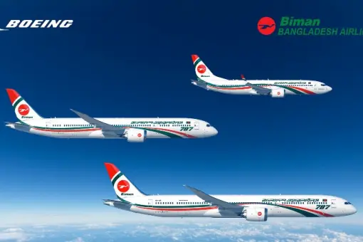 Biman zamówiły Boeingi