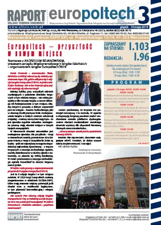 Raport Europoltech 03/2019
