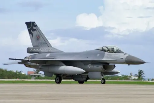 F-16A zaginął na północy Tajwanu