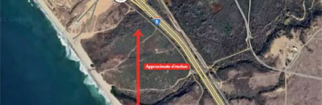 Pocisk wystrzelony przez Marines wybuchł nad autostradą