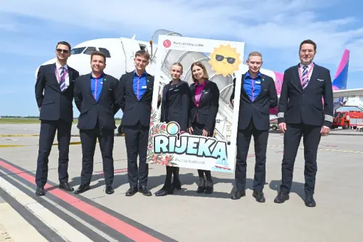 Pierwszy lot z Lublina do Rijeki