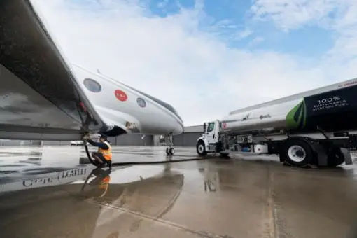 Transatlantycki przelot G600 na biopaliwie 