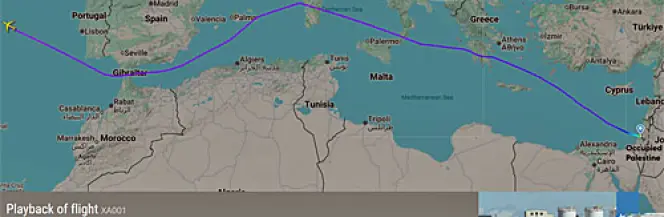 Samolot z Netanjahu ominął Europę