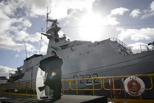 Chrzest HMS Forth 