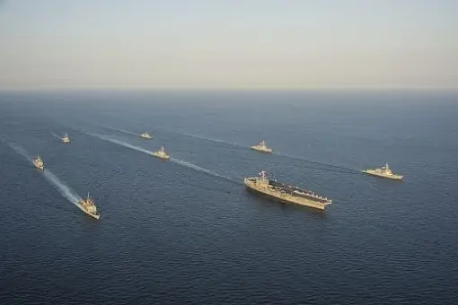 Koreańskie okręty na ćwiczeniach USN 