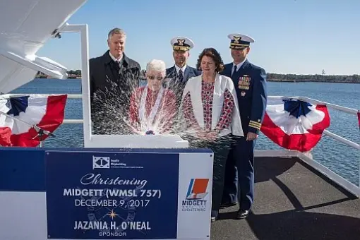 Chrzest USCGC Midgett
