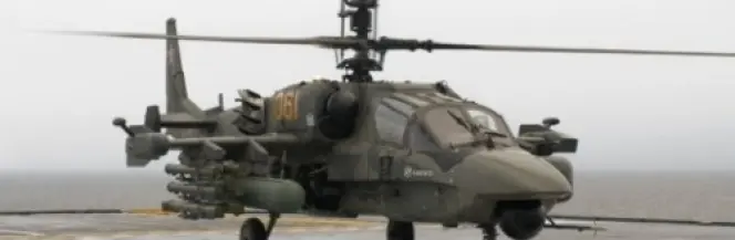 Ka-52 na pokładzie Mistrala
