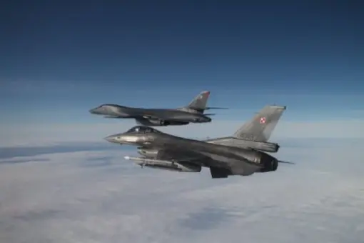 B-1B nad Polską