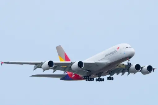 Asiana odbierają pierwszego A380 