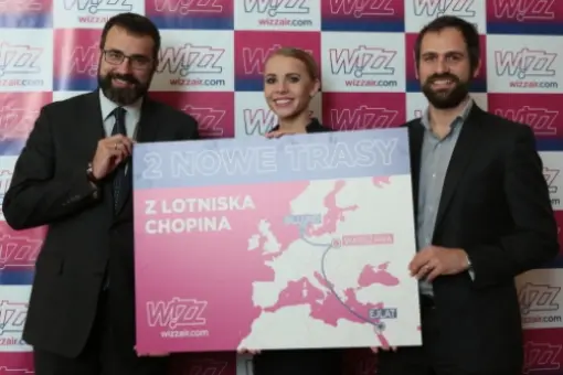 Wizz zwiększa ofertę z Warszawy