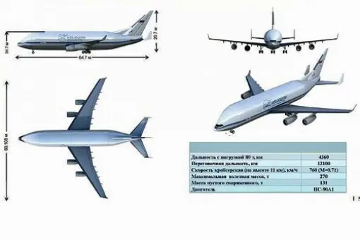 Ił-96-500T do przewozu największych ładunków