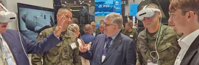 WZL ARForce w centrum uwagi na stoisku WZL-1