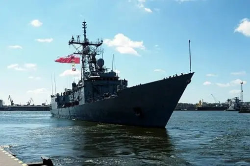 ORP Kościuszko na manewrach NATO