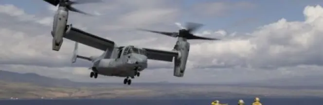 MV-22B na pokładzie HMAS Canberra