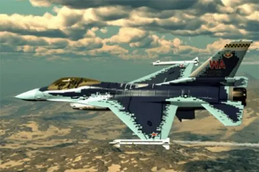 F-16C w kamuflażu Su-57