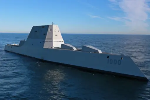 USS Zumwalt zakończył pierwszy etap testów