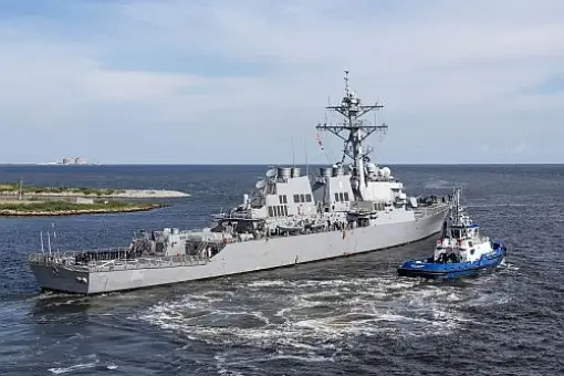 Wodowanie USS Delbert D. Black