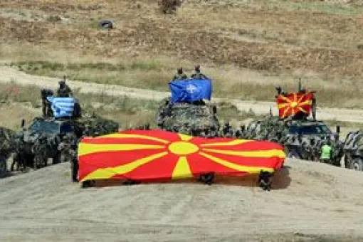 Pokaz siły NATO w Macedonii Północnej