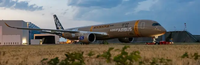 A350F w docelowym malowaniu