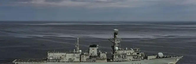 HMS Montrose na Bliski Wschód