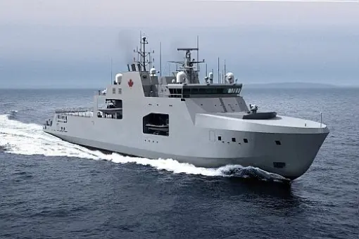 Stępka pod HMCS Max Bernays