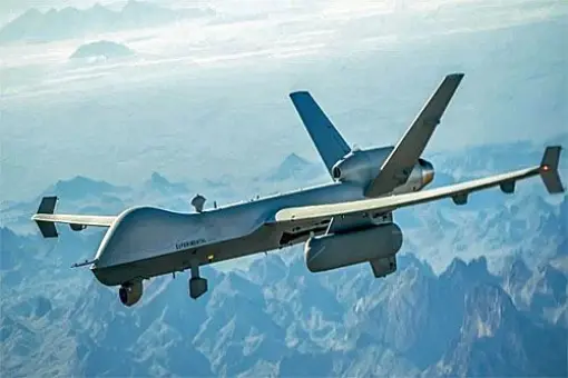 Testy MQ-9A z zasobnikiem NATO