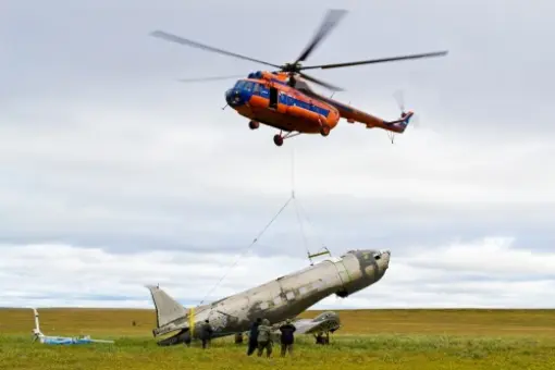 C-47 znaleziony w tundrze