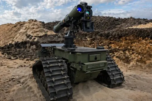 Robot Ziesel strzelał ze Spike LR