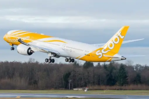 Scoot odebrały pierwszego Dreamlinera