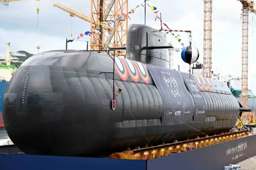 Wodowanie pierwszego KSS-III Batch II